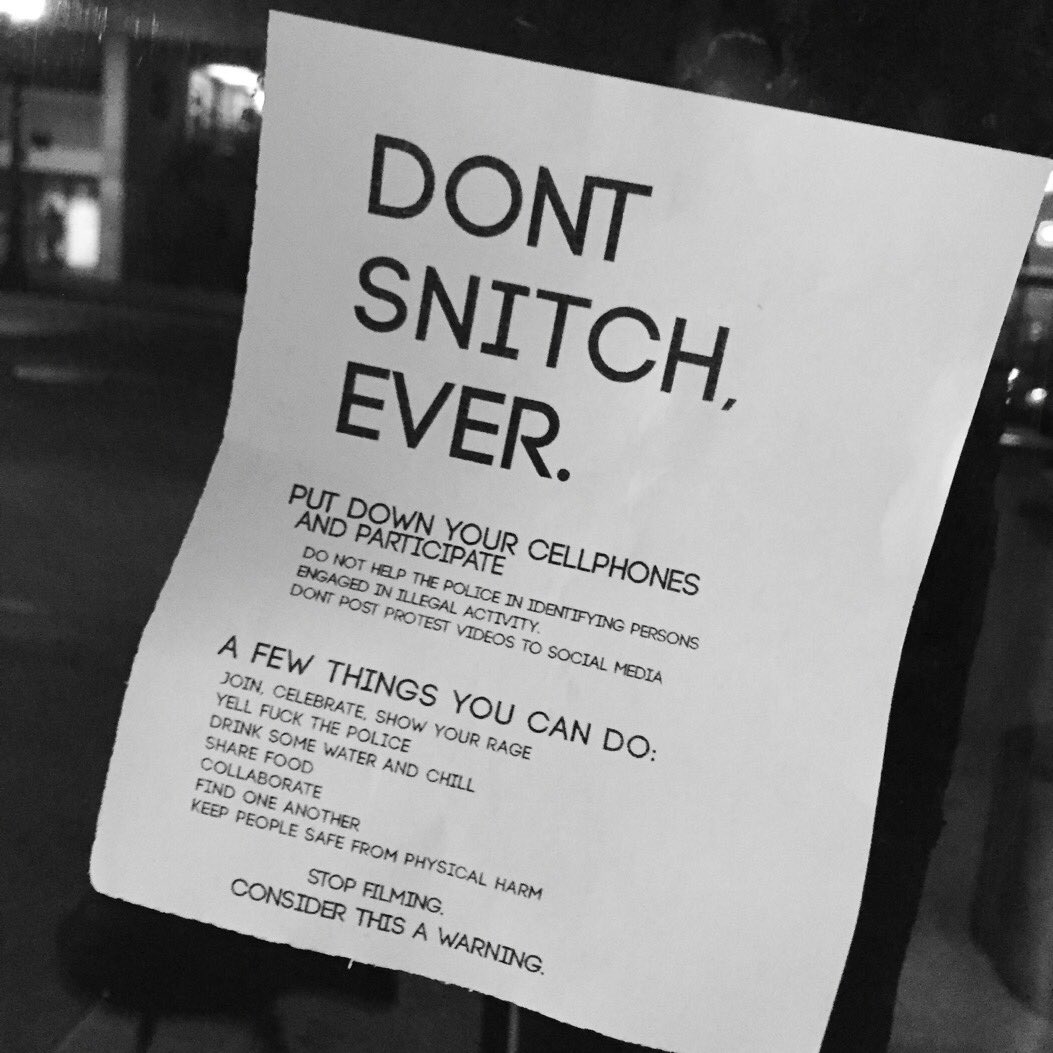 FoggyTrails's tweet photo. Violent Black Bloc anarchists threaten peaceful Anti-Trump Resistance protesters. #antifa https://t.co/zIsDZLRD4C