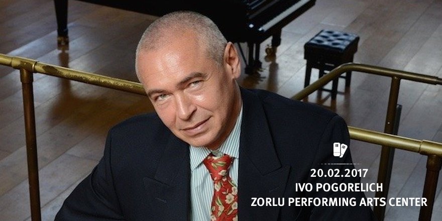 Croatian pianist <a href="/iPogorelich/">Ivo Pogorelich</a> plays some of his favorite pieces for the audience <a href="/ZorluPSM/">Zorlu PSM</a> on February 20th! bit.ly/2kws3Wn