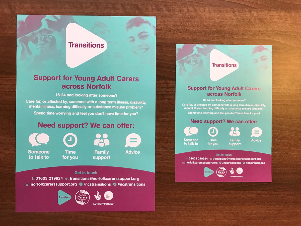 NFCTransitions's tweet photo. Big thanks to Steve @Bourne_creative for working with our #YoungAdultCarers to design our new posters and roller banners! https://t.co/X8Zg6G0DPt