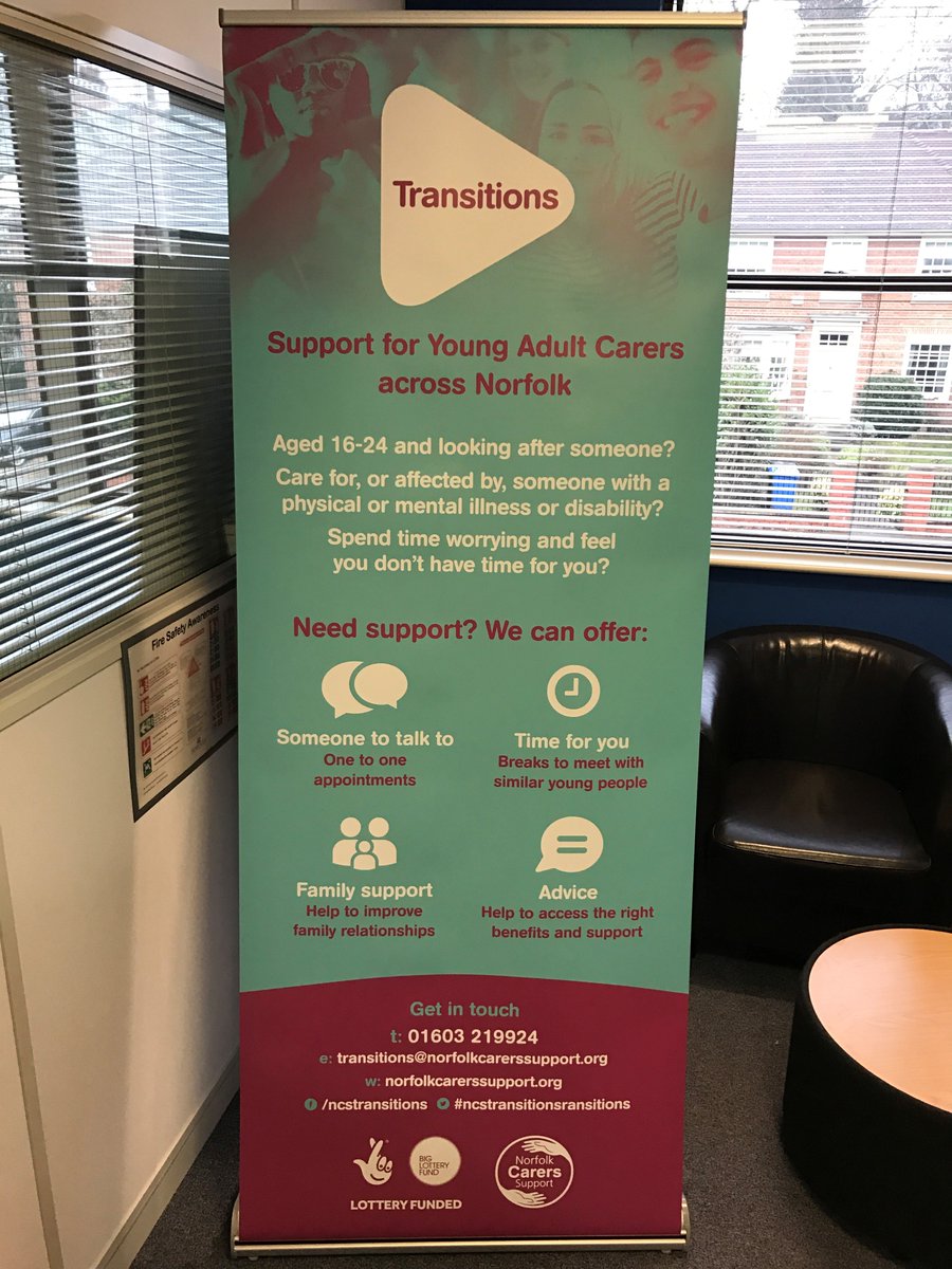 NFCTransitions's tweet photo. Big thanks to Steve @Bourne_creative for working with our #YoungAdultCarers to design our new posters and roller banners! https://t.co/X8Zg6G0DPt