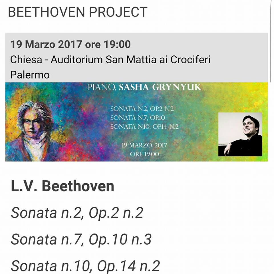 Fourchiefs Media Productions (@enifashanu) on Twitter photo .<a href="/PalermoClassica/">Palermo Classica</a> 19 March #Palermo International Festival #Beethoven Piano Recital by award winning <a href="/SashaGrynyuk/">Sasha Grynyuk</a>
palermoclassica.it/index.php… .<a href="/PalermoClassica/">Palermo Classica</a> 19 March #Palermo International Festival #Beethoven Piano Recital by award winning <a href="/SashaGrynyuk/">Sasha Grynyuk</a>
palermoclassica.it/index.php…