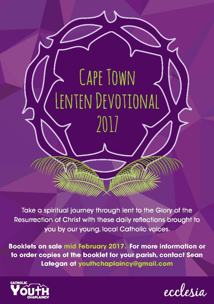 CatholicYouthCT's tweet photo. Youth Lenten Devotional On Sale Now - Get your copy before Lent Starts - #Catholic #Lent #YOUTH #CapeTown #40DaysOfTheHolySpirit #fasting https://t.co/YR4KD0twAS