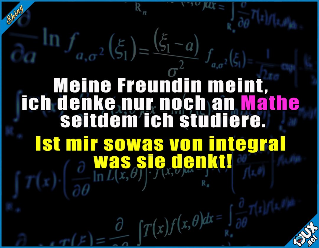 Shiny1jux's tweet photo. Leben am Limes! :P
https://t.co/tuzkfLymCD
#Mathe #Mathestudium #Mathestudent #Mathewitz #lustig #Sprüche https://t.co/7VsN1eHTiY