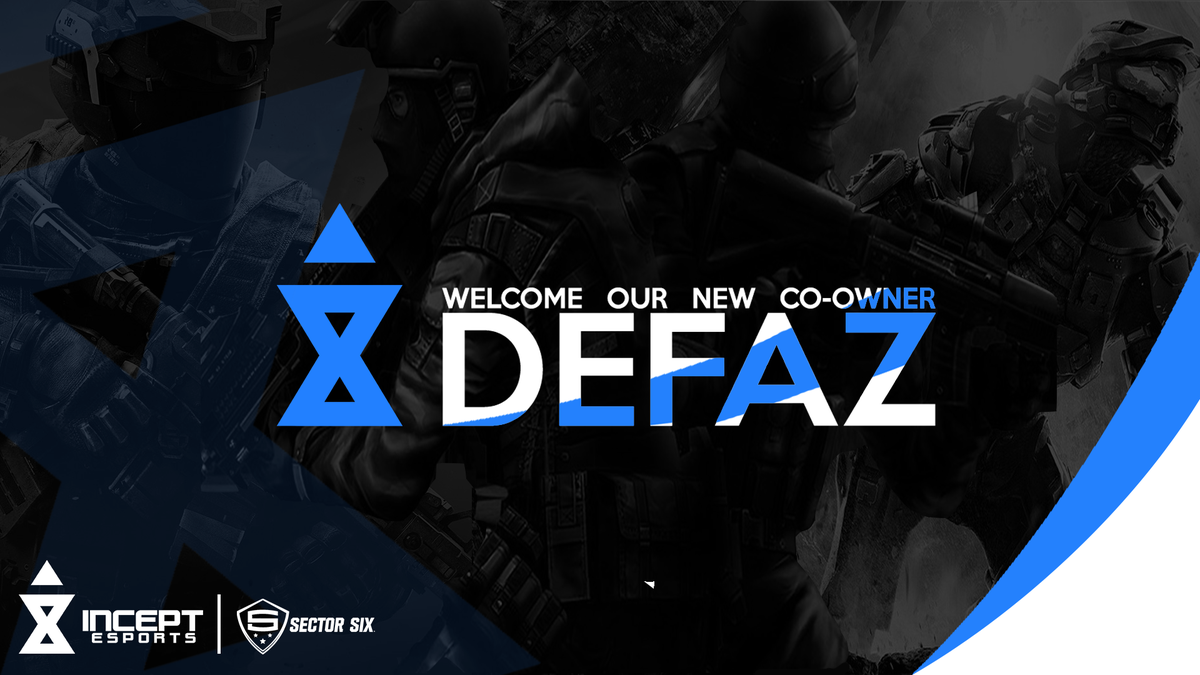 IncepteSports's tweet photo. With a big 2017 planned ahead of us, We would like to welcome @DeFazz_ our new Co-Owner. Please give him a warm welcome to the #InceptFAM! https://t.co/McgQxbGiXn