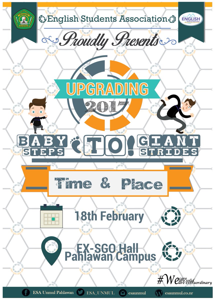 Esa Unmul Join Us In This Event For You As Esa S Member Baby Steps To Giant Strides Upgrading17 Esa Wecare Wearesolid Weareextraordinary T Co Utf7rwwzet
