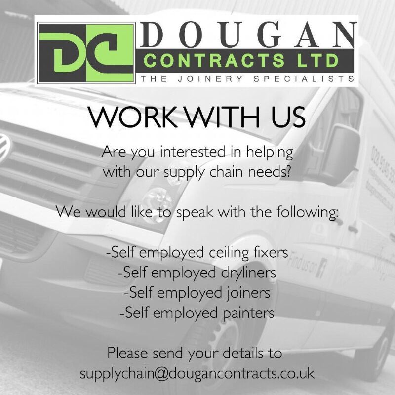 dougancontracts's tweet photo. Work with us! #thejoineryspecialists https://t.co/GKbC7p5EUZ