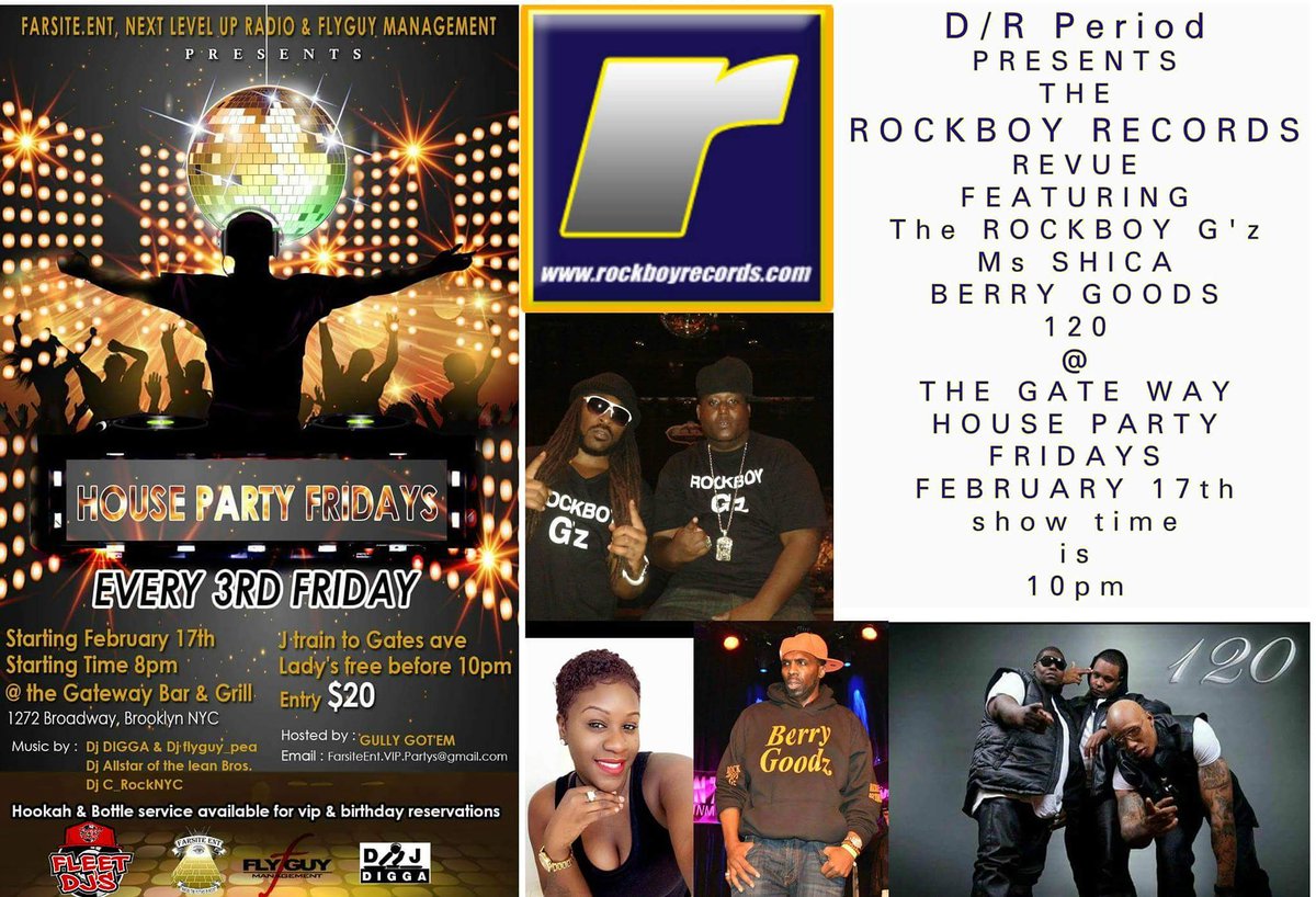 REALROCKBOYGZ's tweet image. Feb 17th performance then party COME THRU we in #BROOKLYN #NEWYORK #RockboyRecords #DrPeriod #RockboyGz