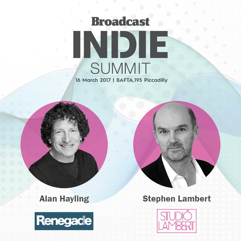 Execs from @RenegadePic and <a href="/studiolambert/">Studio Lambert</a> will discuss ideas and IP at #IndieSummit 
Book before Friday for 20% off theindiesummit.co.uk/programme/