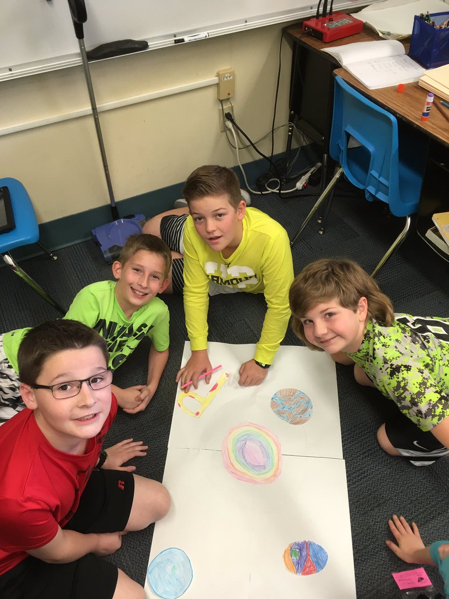 olccook's tweet photo. #createaplanet Students created their own planets and now they are forming a system. #TxEdTuesday #Azleisd https://t.co/K8iO49A56Z