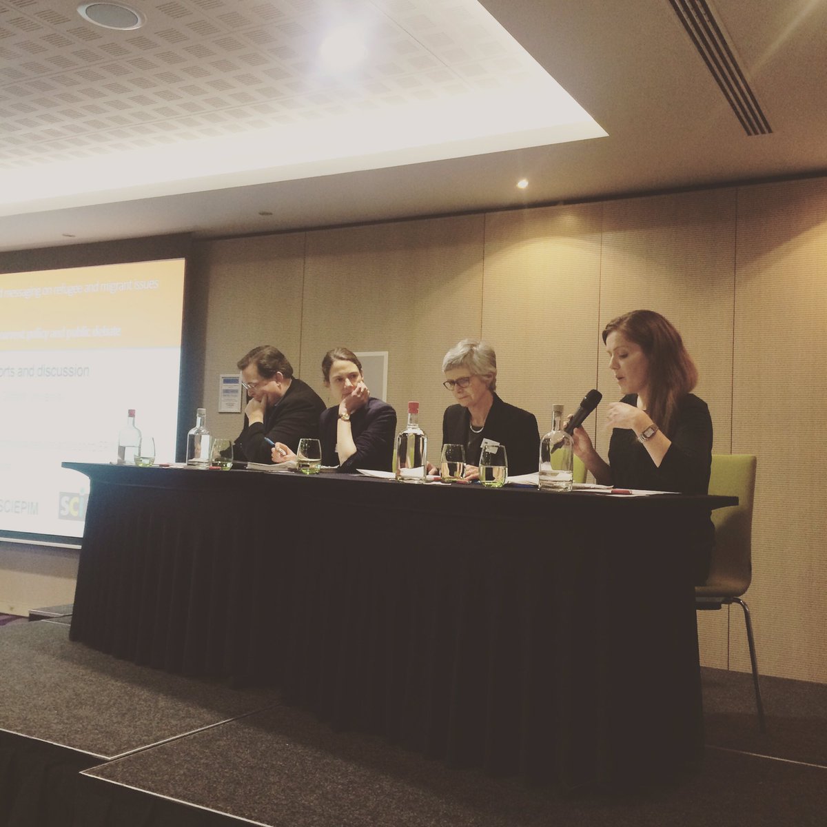 TheEPIM's tweet photo. Reporting on learnings after a long day full of important information an discussions on how to bring messages on migration across #SCIEPIM https://t.co/jz1lRJ9qPe
