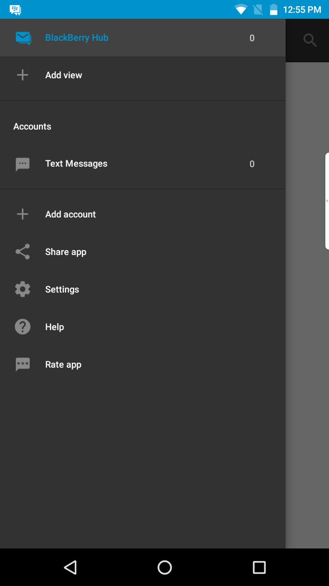 BlackBerry's tweet photo. Latest #BlackBerry Software for Android Update Invites Hub Users to the Dark Side https://t.co/efQVJPPwfu https://t.co/uZuNiuRLAb