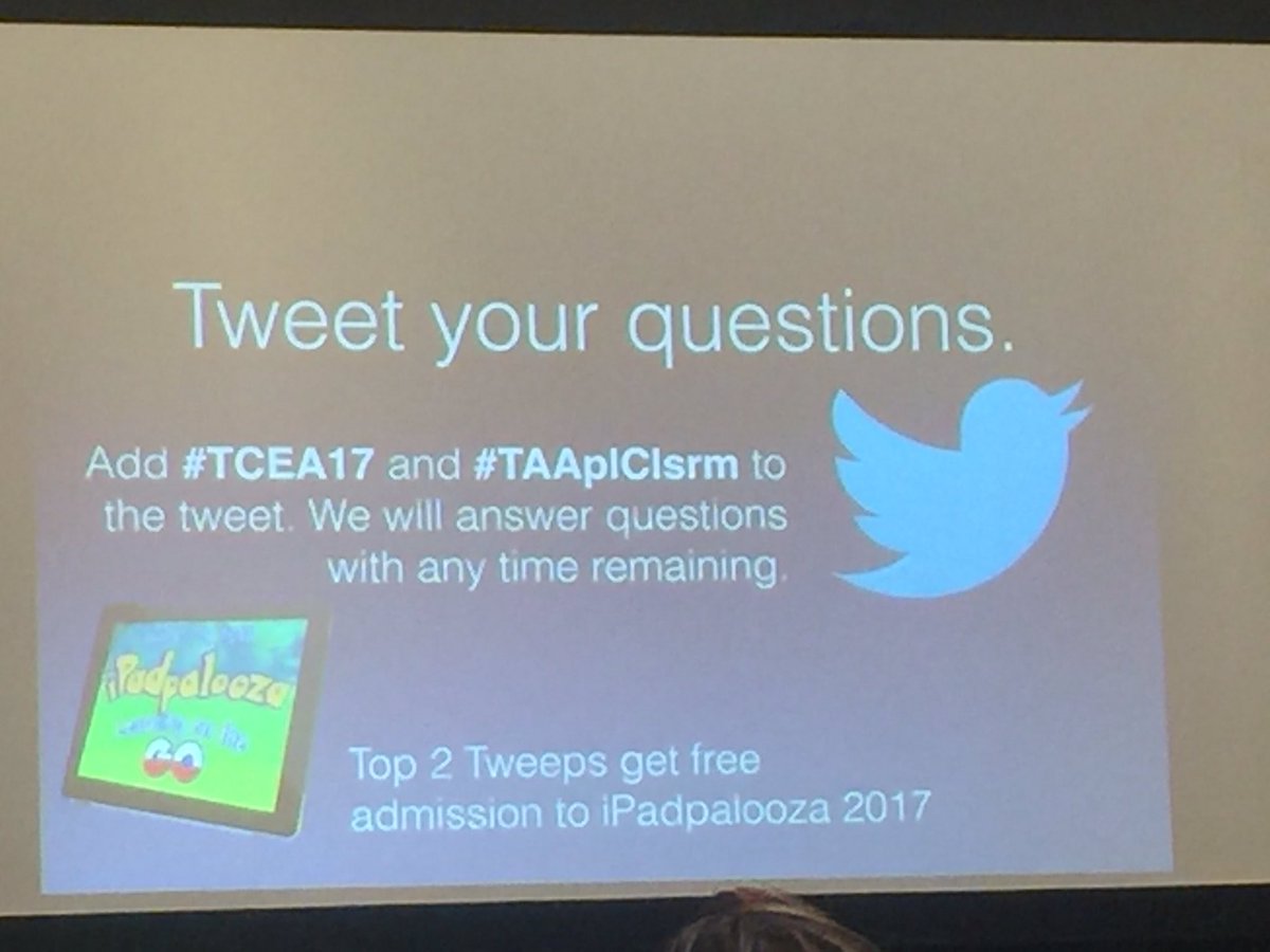 acwillia05's tweet photo. #TCEA17 and TAAplClsrm everyone retweet and win from TCEA2017 good luck https://t.co/lOdzBztK5J