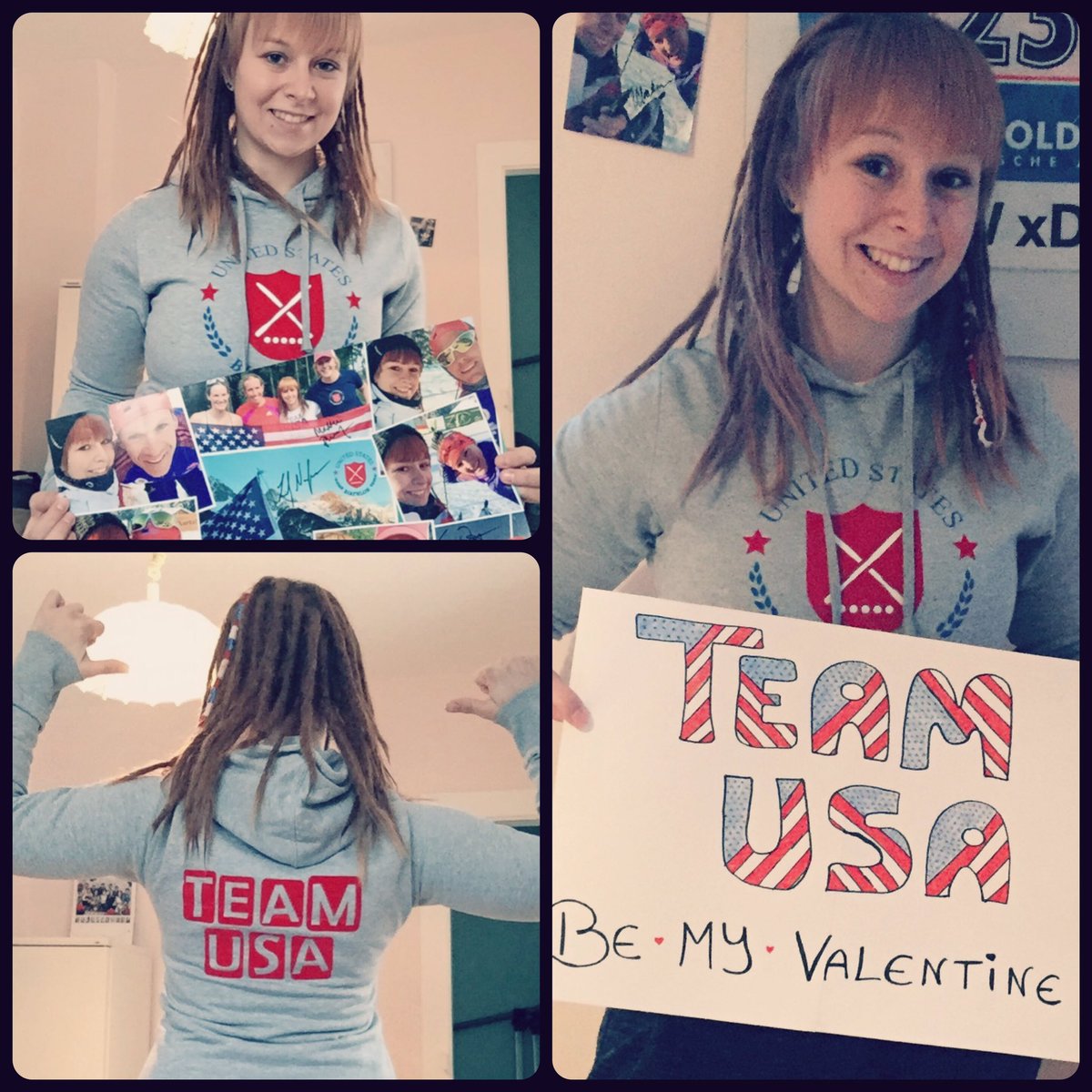 nicki_263's tweet photo. Not in love with one biathlete! I'm in love with a whole Team! 😉🇺🇸❤ #bemybiathlete #bemyteam #onelove #TeamUSA #crazy #fun #Challenge https://t.co/AXsN0IuJS5