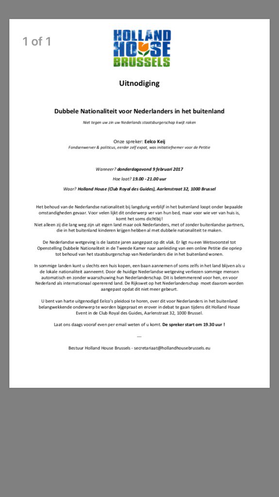 HollandHouseBxl's tweet image. Donderdag borrel om 1900, bent u erbij?