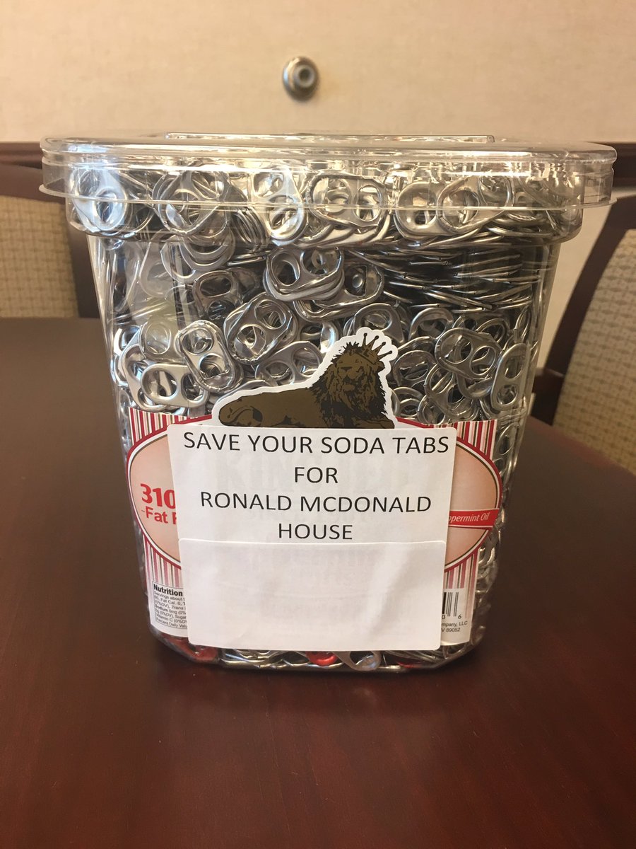 BRCCPA's tweet photo. We were excited to drop off lots of pop tabs at @RMHWinstonSalem for the #poptabchallenge https://t.co/lGZNt6r2D7