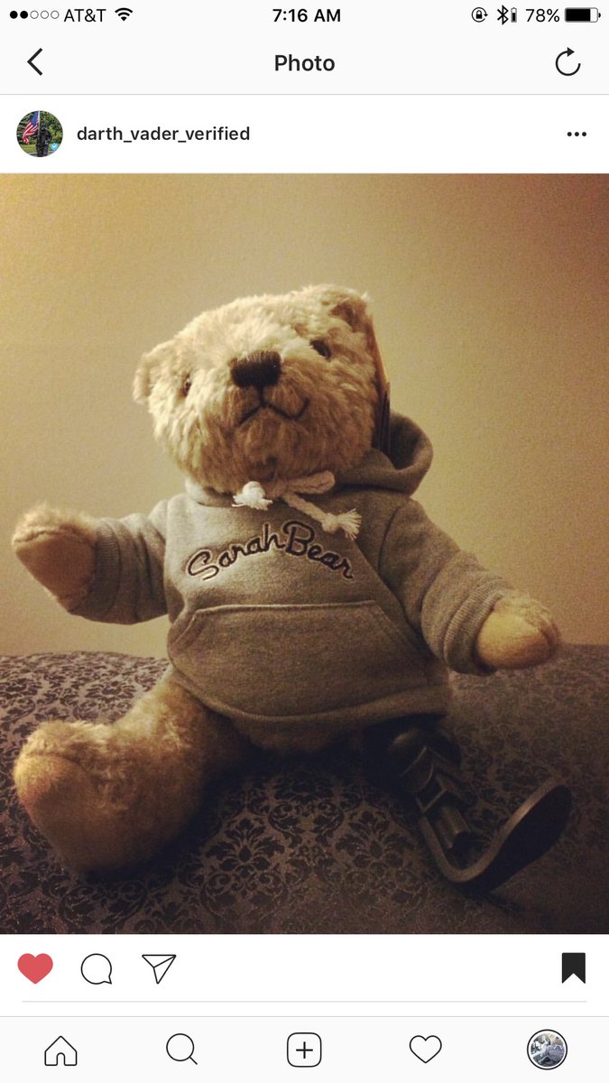 Sarah_Bear_NPO's tweet photo. Our friend who just received his new #SarahBear #CelebrateYourDifference https://t.co/l5sjX7R5ir