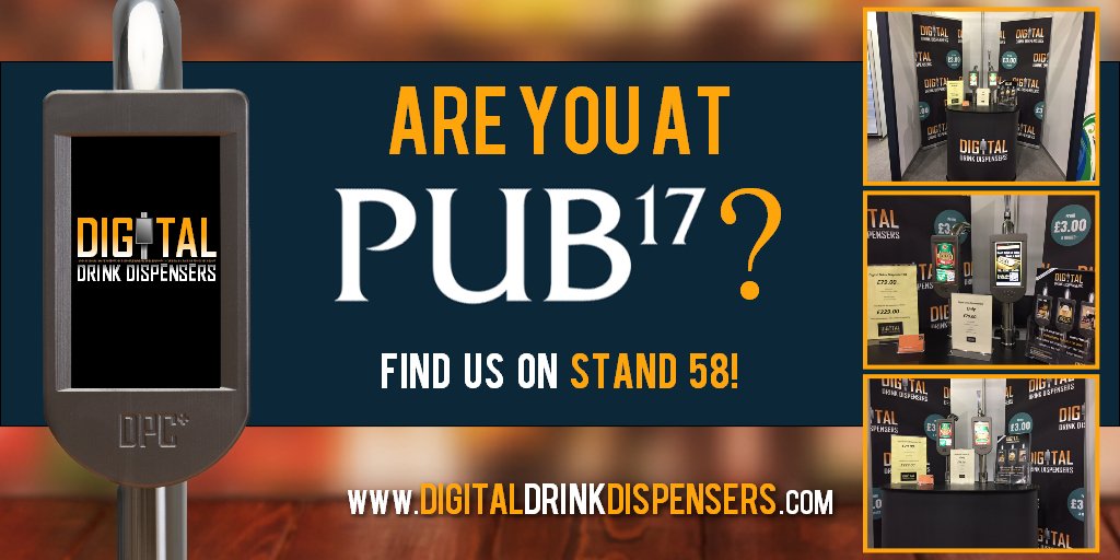 It's great to see so much interest on Stand 58 at <a href="/PubShowUK/">The Pub Show</a> . Please come and view our Digital Drink Dispensers in action! <a href="/DigitalDrinkPOS/">Digital Drinks</a>