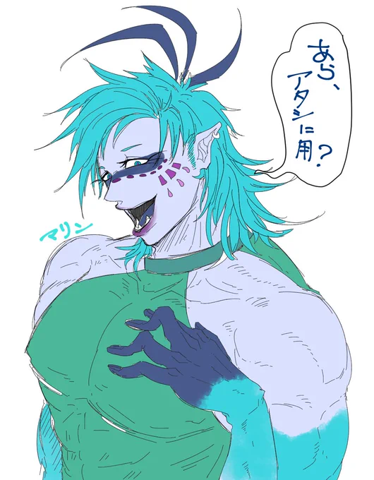 海龍の雄姉(おねぇ)さん落描き
こう見えても常識人寄り 