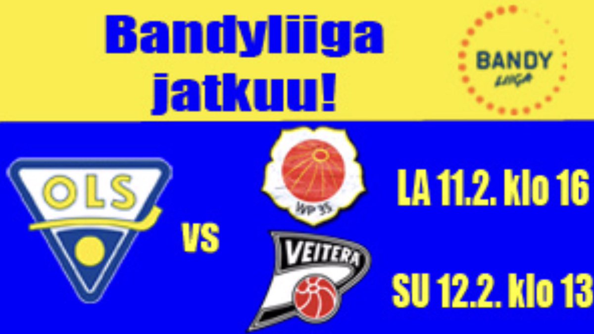 OlsBandy's tweet photo. Viikonloppuna ratkaisun hetket #bandyliiga:n runkosarjassa:
https://t.co/PW3lHZLhvW
#finbandy #bandy #oulu https://t.co/5VUGHY57PQ