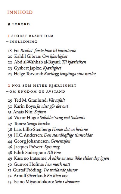 Den første boka eg har bidrag i i år, er redigert av <a href="/HavardRem/">Håvard Rem</a> - svært godt selskap: Eluard, Cohen, Høgsongen, Neruda og Tønes!