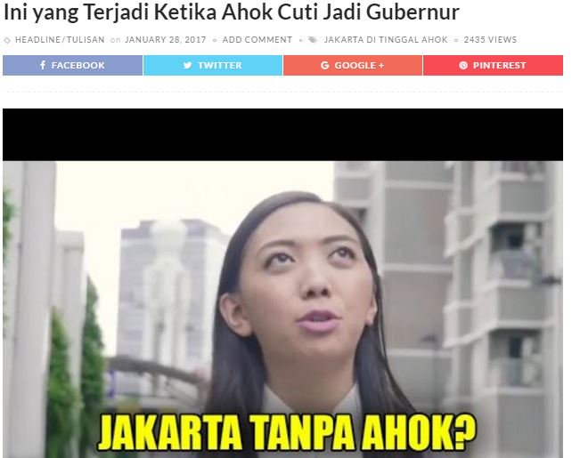 Banyak yang terjadi ketika Pak Ahok cuti, jangan cuti lebih lama lagi pak, bisa2 Jakarta Kacau #CoblosBaDjaNomor2