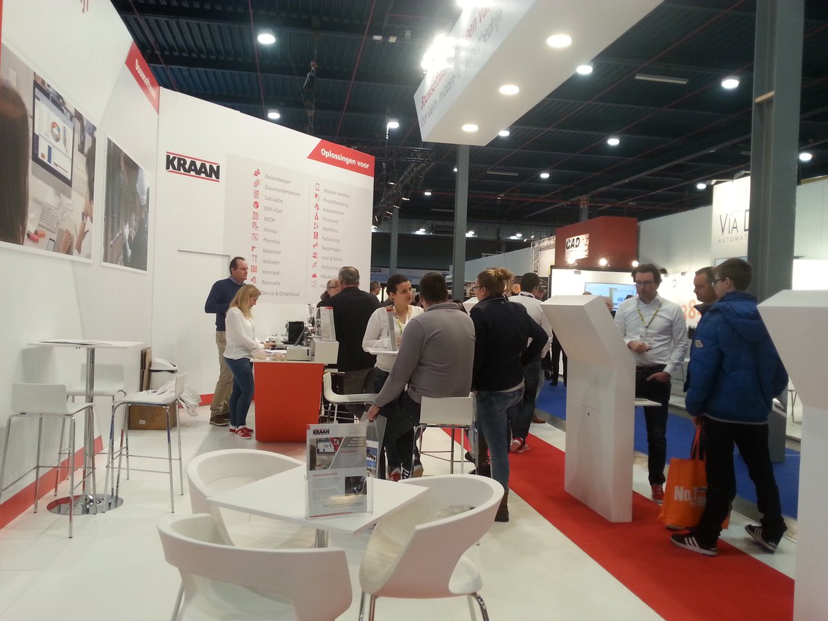 kraansoftware's tweet image. Het is al gezellig druk op de stand! Komt u ook langs op onze stand nummer 09A106 in hal 9? @BouwBeurs17  #bouwsoftware #dag2
