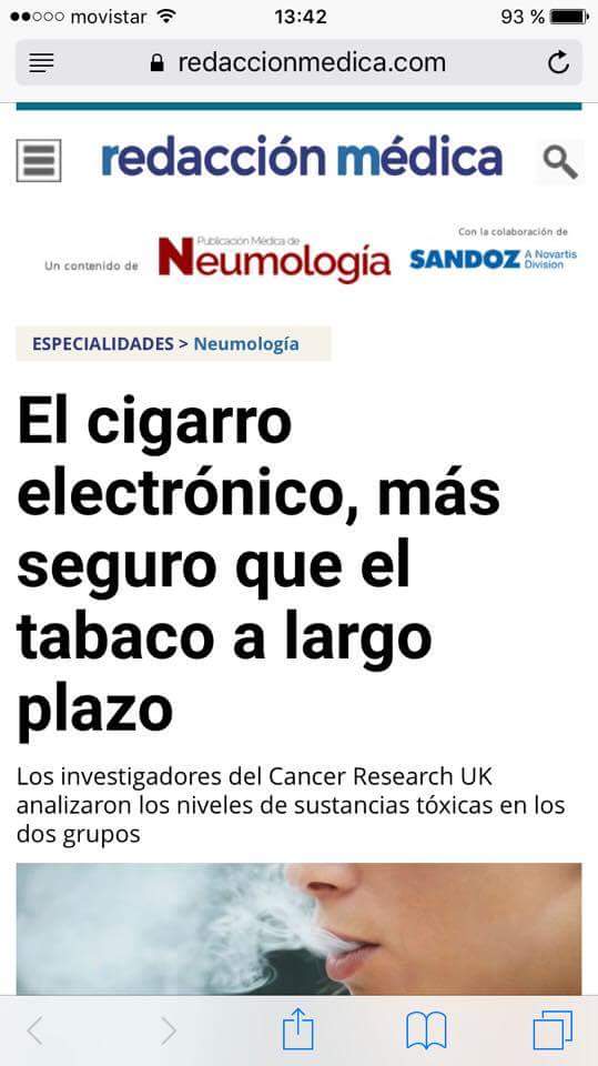 UPEVasociacion's tweet photo. Este es el artículo original que publicaron en @redaccionmedica y q han modificado para hacer propaganda de la @SeparRespira y desinformar https://t.co/jitDhEjWKq