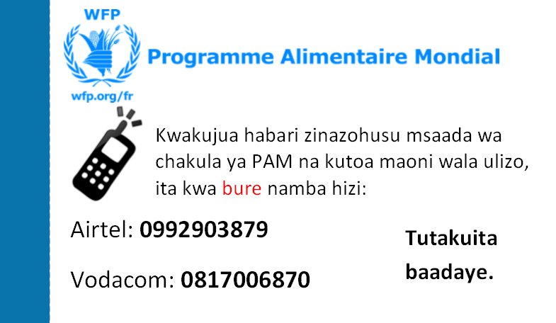 mobileVAM's tweet image. #DYK we have a 2-way communication system in Mugunga 3 #IDP camp in #DRC? Beneficiaries call our IVR hotline for info or leave us a message!