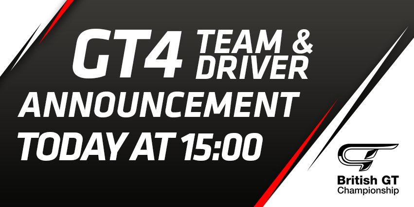 #BritishGT news. On a Tuesday?! 

You better believe it! Join us at 3pm.