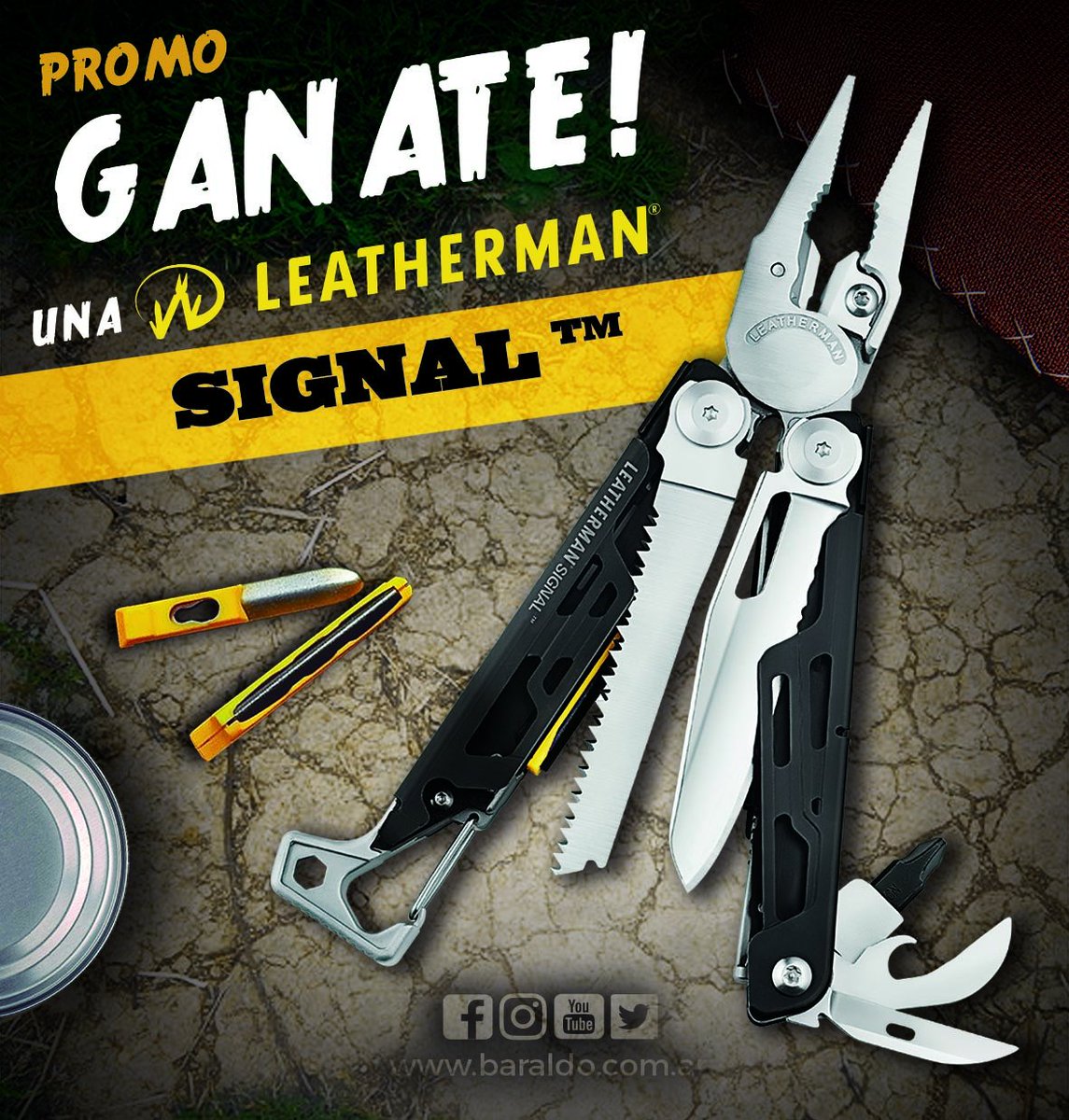 angelbaraldo's tweet photo. "PROMO GANATE UNA LEATHERMAN SIGNAL"
#leatherman #herramientas #multitoo #pinzaleatherman #multiherramienta #baraldo #jovy #trabajo #fuerza https://t.co/grhvkBbVbx