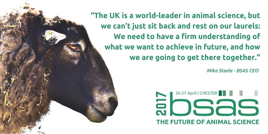 BSAS_org's tweet photo. Join us this April as we bring together experts from across the globe at #BSAS2017 #futureofanimalscience https://t.co/VXH9srffh3 https://t.co/9zRpXV2TbO