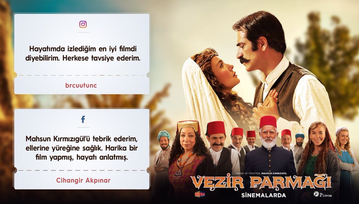 #VezirParmağı izleyicilerinden gelen harika yorumlar... 🤗