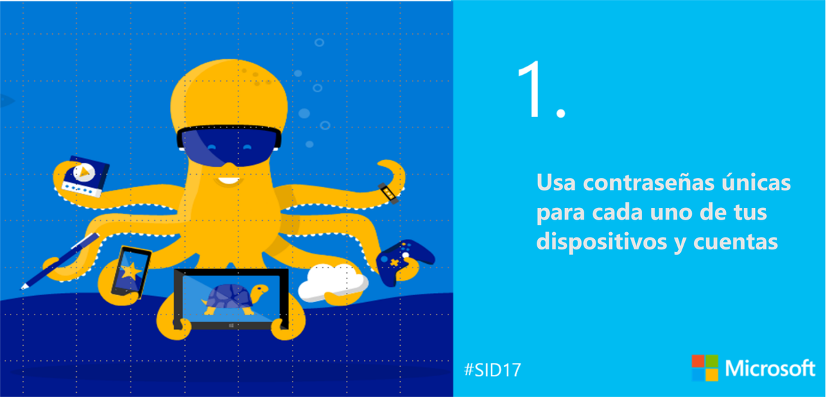 MicrosoftES's tweet photo. Vamos a empezar por lo básico. No damos las llaves de casa a cualquiera, ni compartimos cerraduras #SID17 https://t.co/hdGj1Sbij8 https://t.co/CRaUcPvz9A