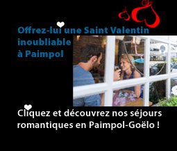 Pas encore de cadeau pour votre Valentin(e) ? Pour des dées séjour romantiques à souhait : paimpol-goelo.com/idees-sejours  #SaintValentin :-) <3