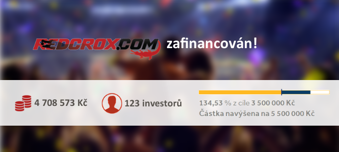 fundlift_cz's tweet photo. #Redcrox úspěšně zafinancováno! Investovali jste celkem 4 708 573 Kč. Projektu @redcrox gratulujeme a vám děkujeme! https://t.co/TxYvL9sg0I
