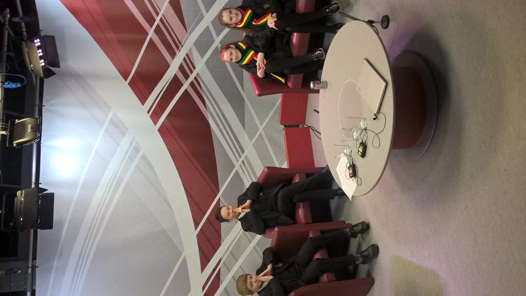 PeterBower28's tweet photo. Holy Trinity College Cookstown. Getting ready for broadcast this pm #sid2017 https://t.co/CccIfd5QNQ