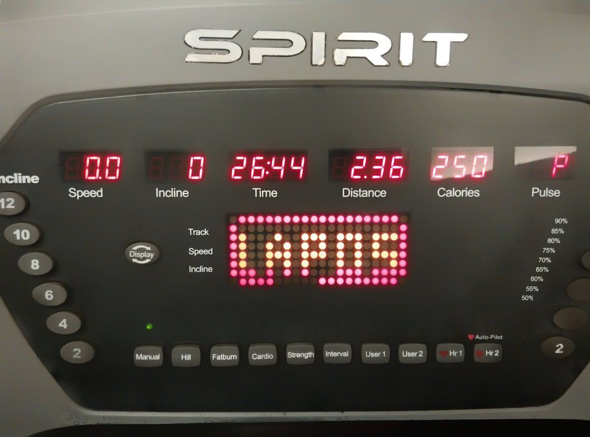 joelystical's tweet image. That&apos;s it for today. #threadmill  #fitnessprogress