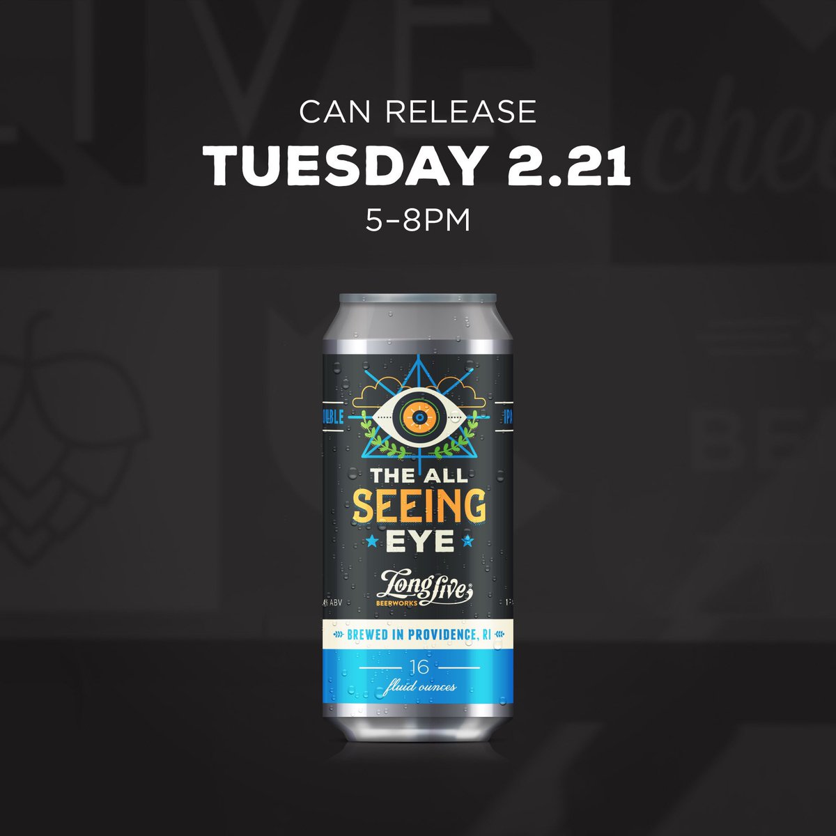 LongLiveBeerRI's tweet photo. The All Seeing Eye. In cans 2/21.
#longlivebeer #canrelease #allseeingeye #eyeofprovidence #drinklocalri #pvdbeer #kohatu #citra #simcoe https://t.co/4WDNmq7jLF