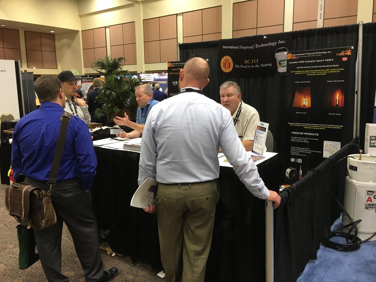 IFTIp2p's tweet photo. What a great #SPFAShow this year. Lots of traffic and interest in our new @Intertek report. Get listed! #sprayfoam. https://t.co/LocINUBKPc https://t.co/HWjKaKIVEL