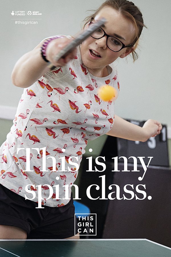 pingexeter's tweet photo. 🏓 Shout out to all the female players!👩@ThisGirlCanUK #DevonGirlsCan #ThisGirlCan #TuesdayMotivation 🏓 https://t.co/L4a761IJXQ