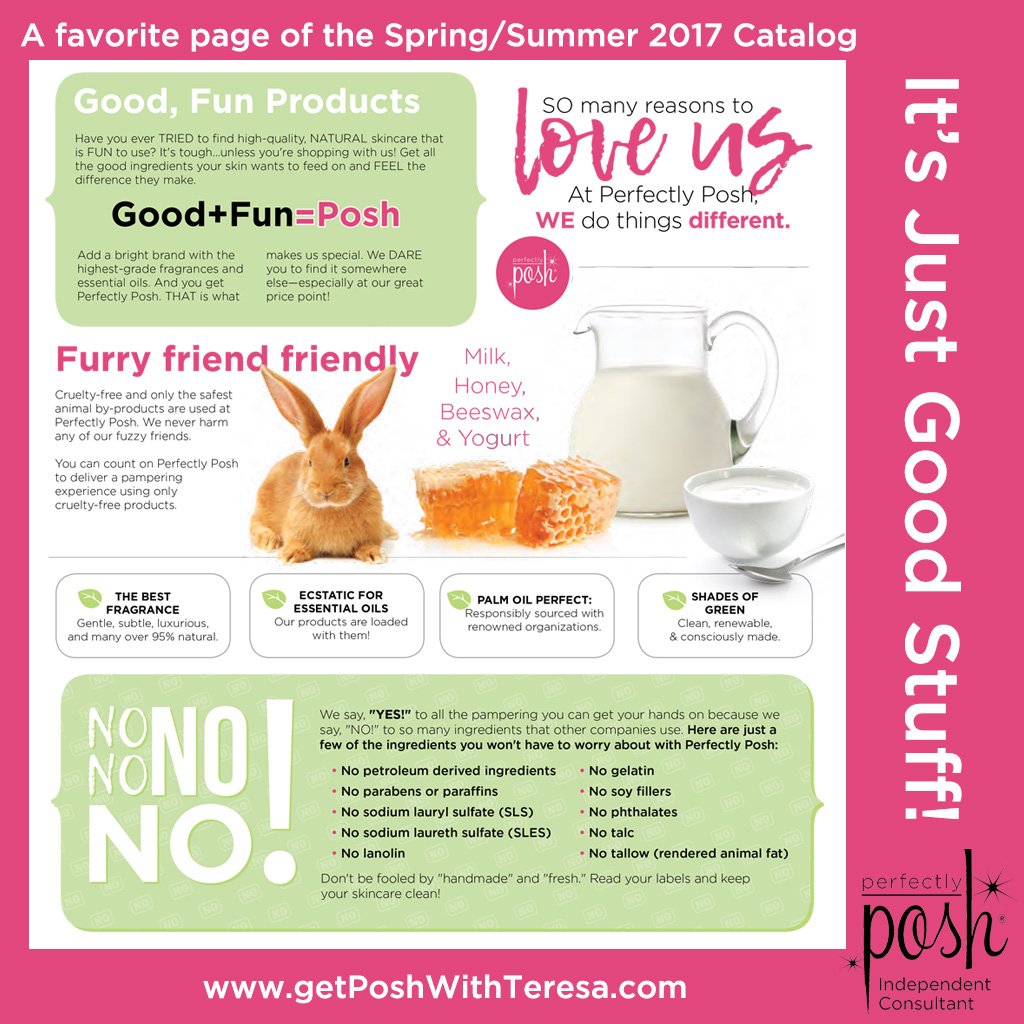 TeresaKMay's tweet photo. #Posh is made from #reallyGoodStuff https://t.co/CZE2GDD9aI #crueltyFree #natuallyBased #spring #summer #pamper #usamade #youdeserveit https://t.co/ywSJhH6fY8