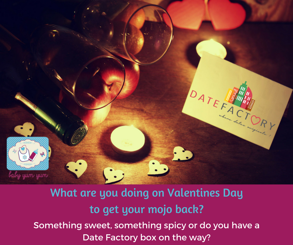 BabyYumYumSA's tweet photo. What are you doing on Valentine's day to get your mojo back? Something sweet, spicy or do you have a #DateFactory box in the post? https://t.co/h0RSLGNgIh