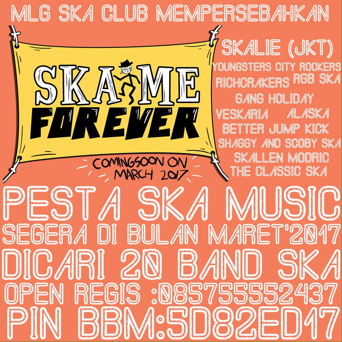 SAS_SKA's tweet photo. @SKAindonesia_  @skaindonesia  @SKALIEofficial @MLGSKA  @YCRskapunk @BJK_MLG https://t.co/sYOX3YOCyG