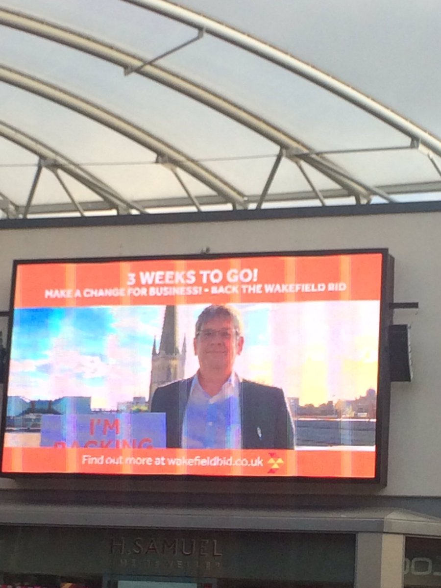 EJKay2's tweet photo. Looking good @GrahamJHowarth see you @WakefieldBID meet the team tonight @EstablishmentWF 5pm https://t.co/at5xasGrig