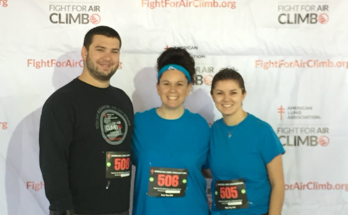 nddMedical's tweet photo. Congratulations to Tracy, Operations Manager, and family, for finishing strong at the ALA #bostonclimb on Saturday! @LungAssociation https://t.co/FqiksVH5BE