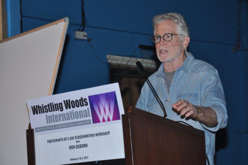 Whistling_Woods's tweet image. Glimpse from the #ScreenwritingWorkshop with the multiple Emmy and WGA Award nominated screenwriter, Ron Osborn.