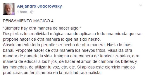 ankorinclan's tweet photo. PENSAMIENTO MAGICO 4 por @alejodorowsky https://t.co/KtIAP2DZLW