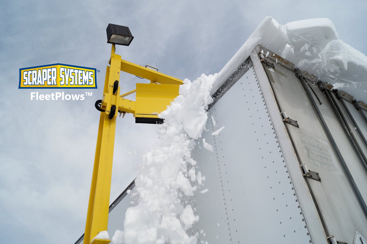 ScraperSystems's tweet photo. @WTFC7 @TruckNewsMag We, of course, recommend cleaning the TOP of your trailers too! #fleetplow #SafetyFirst Let it snow. https://t.co/SSlQa3ekJI
