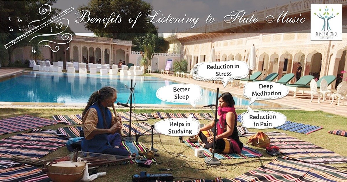 pauseneffect's tweet photo. The music coming out of a flute isnt only soothing to d soul but also brings a range of health benefits. @ranthamborefest #throwbacktuesday https://t.co/l9qjpDqhVT