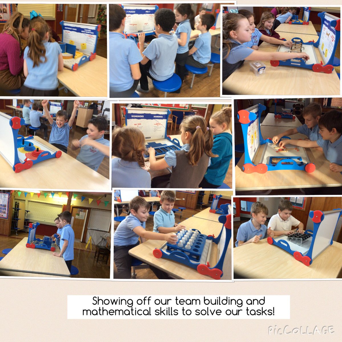 Plasyfelin's tweet photo. We have been working hard to show off our mathematical and team building skills! Thank you @Techniquest #plapclass9 #plapmaths https://t.co/OiMYcvRiUI